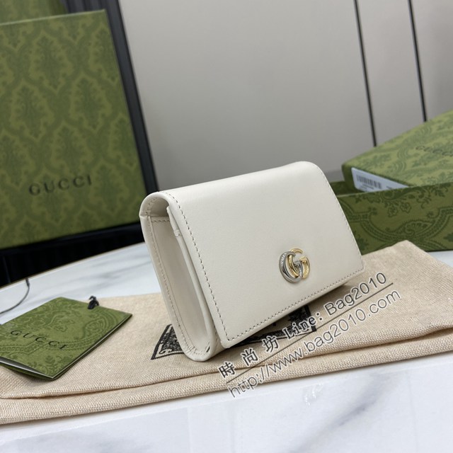 Gucci專櫃古馳最新款Marmont系列卡片夾短夾錢包卡包 jh2484型號：790067